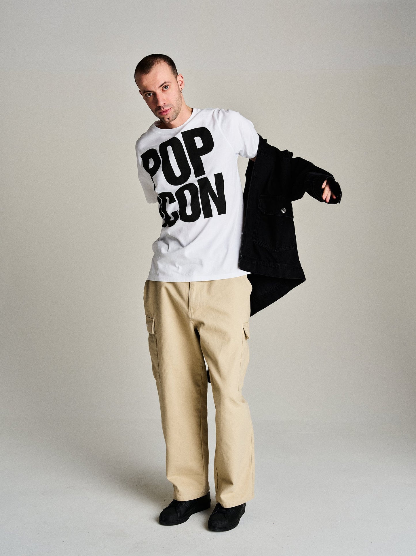 Pop Pop Icon T-Shirt / White