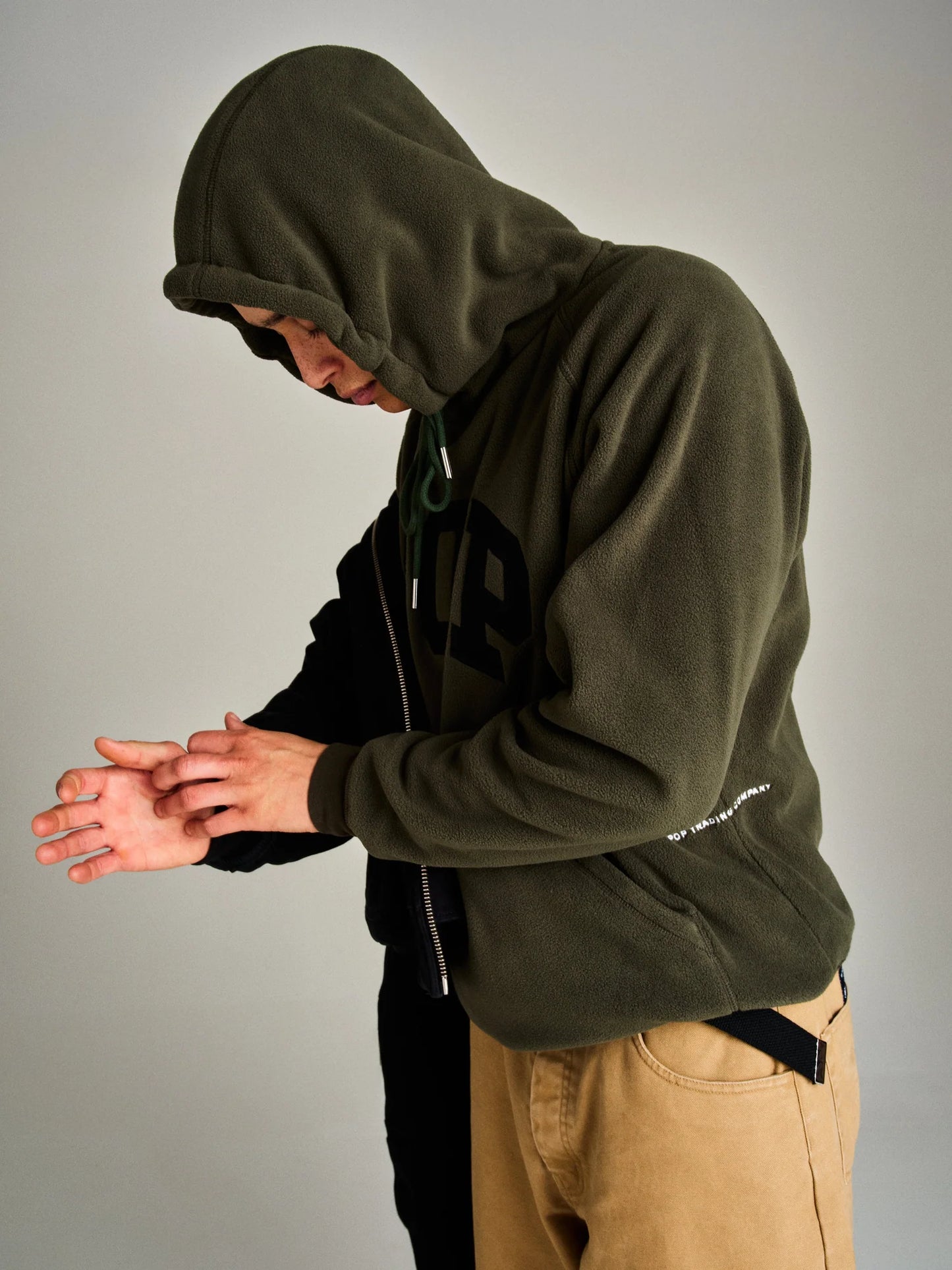 Pop Arch Hooded Sweat Duffel / Green