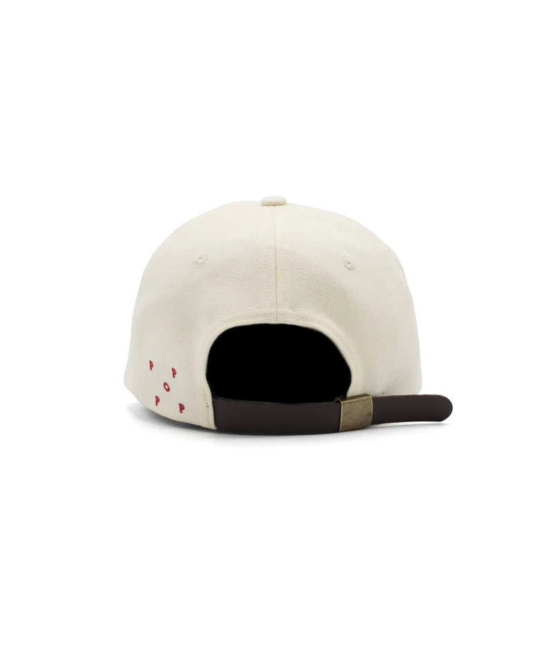 O Sixpanel Hat / White, Haute Red