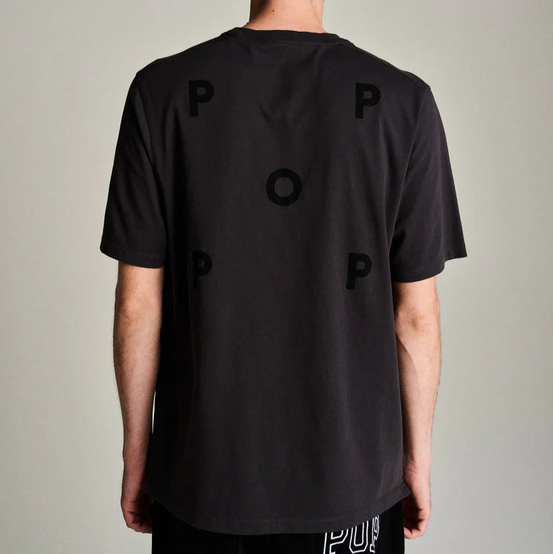 Pop Logo T-Shirt Anthracite / Black