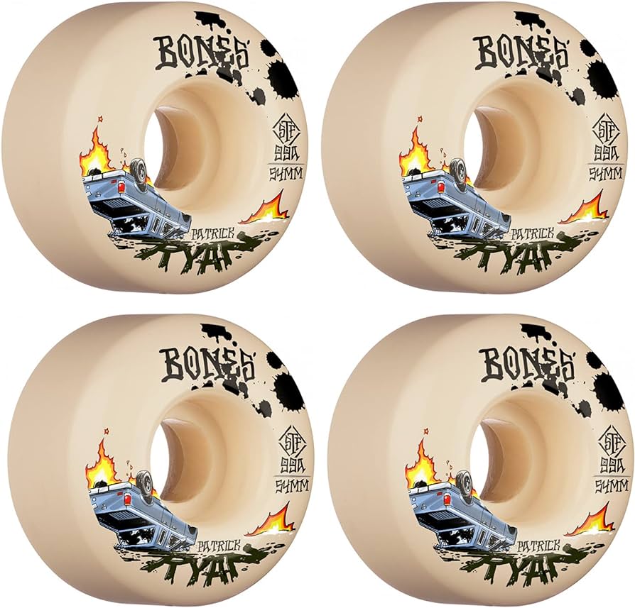 Bones Wheels - Ryan Crash & Burn 53 / 99A Wheels
