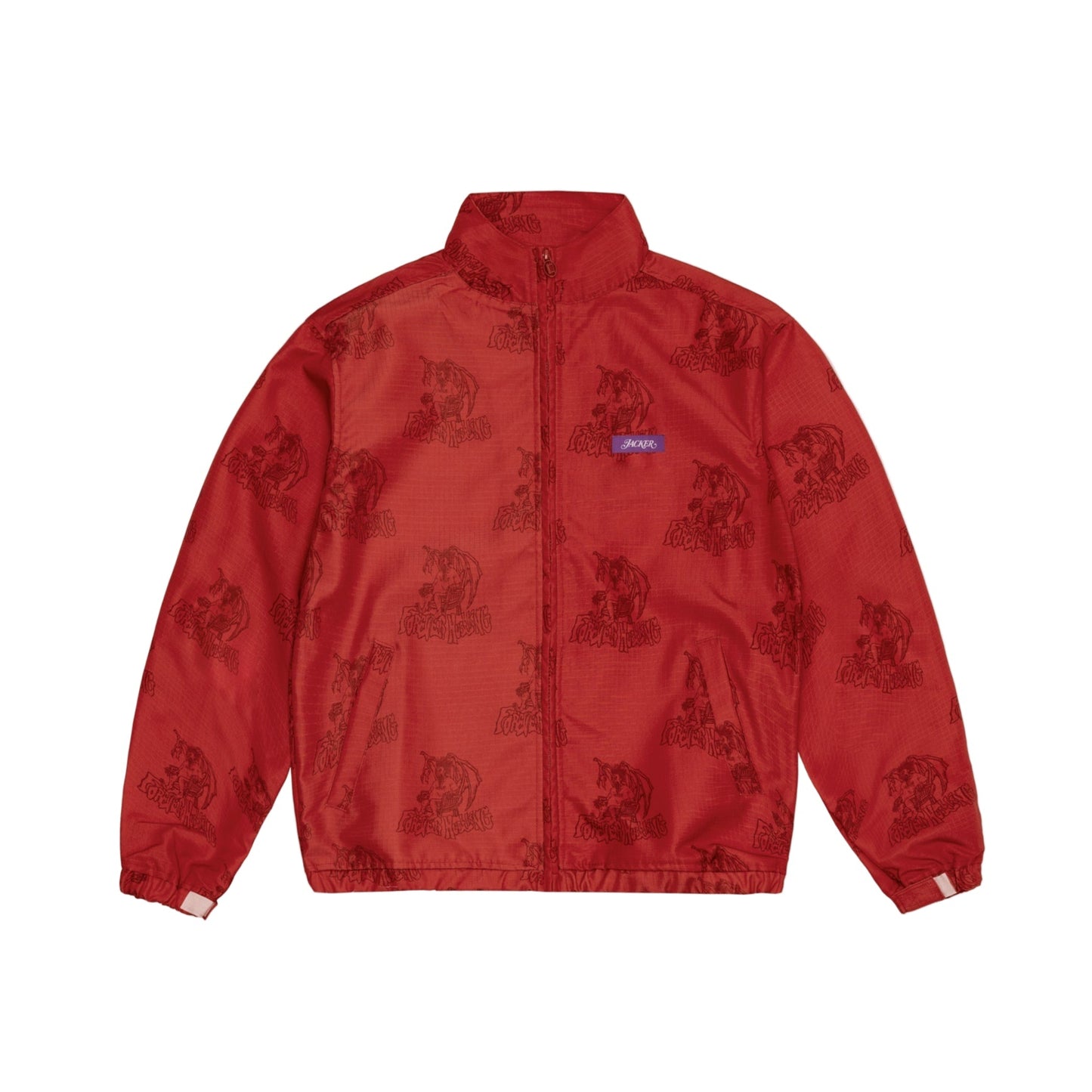 Karen Ripstop Nylon Jacket / Red