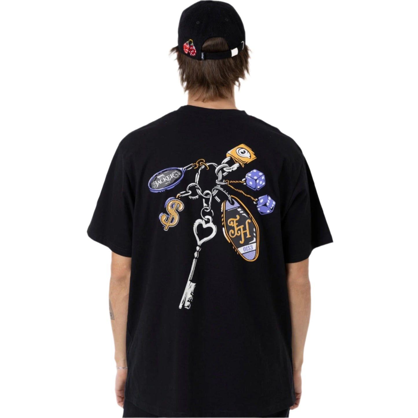 Keychain Tee / Black