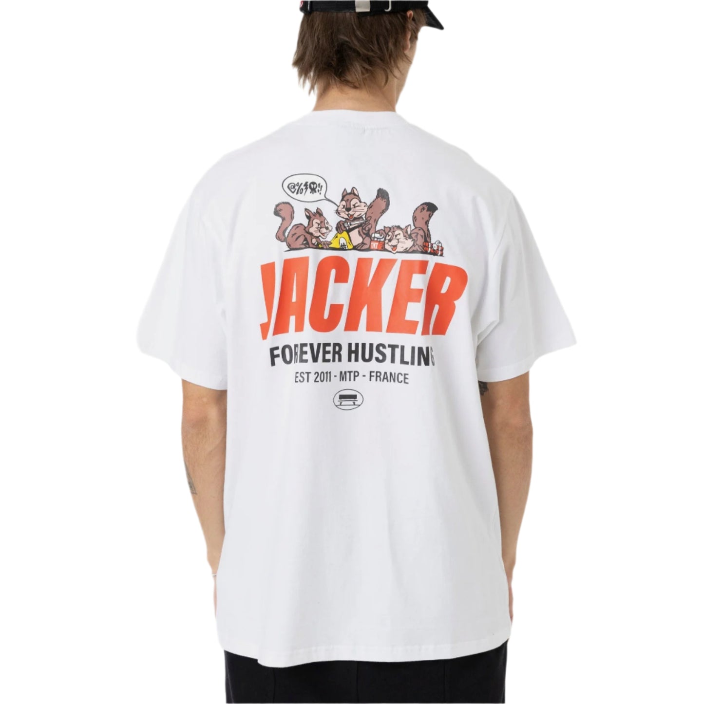 Squirrel Gang Tee / White