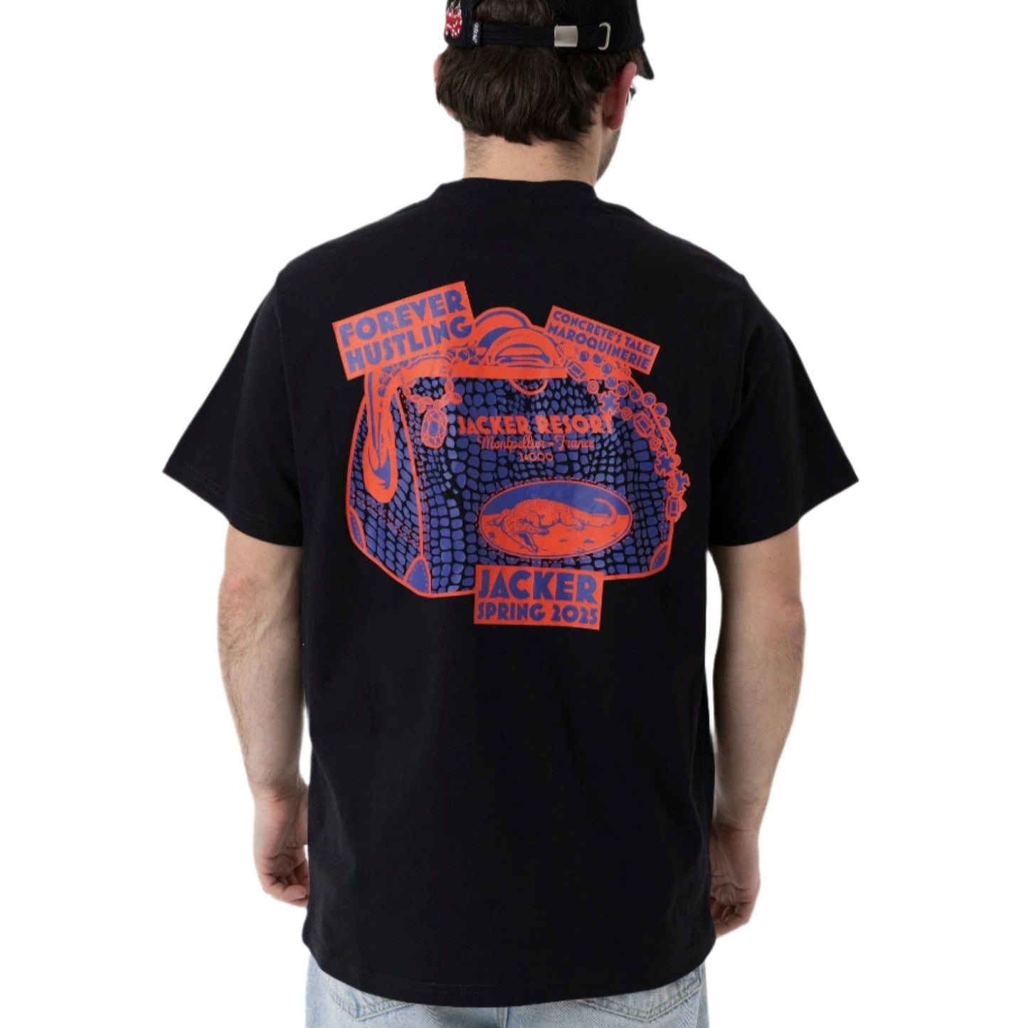 Maroquin Bag Tee / Black