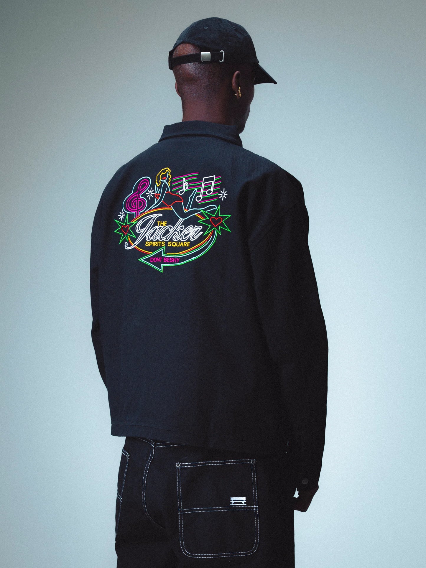 Don’t Be Shy Coach Jacket / Black