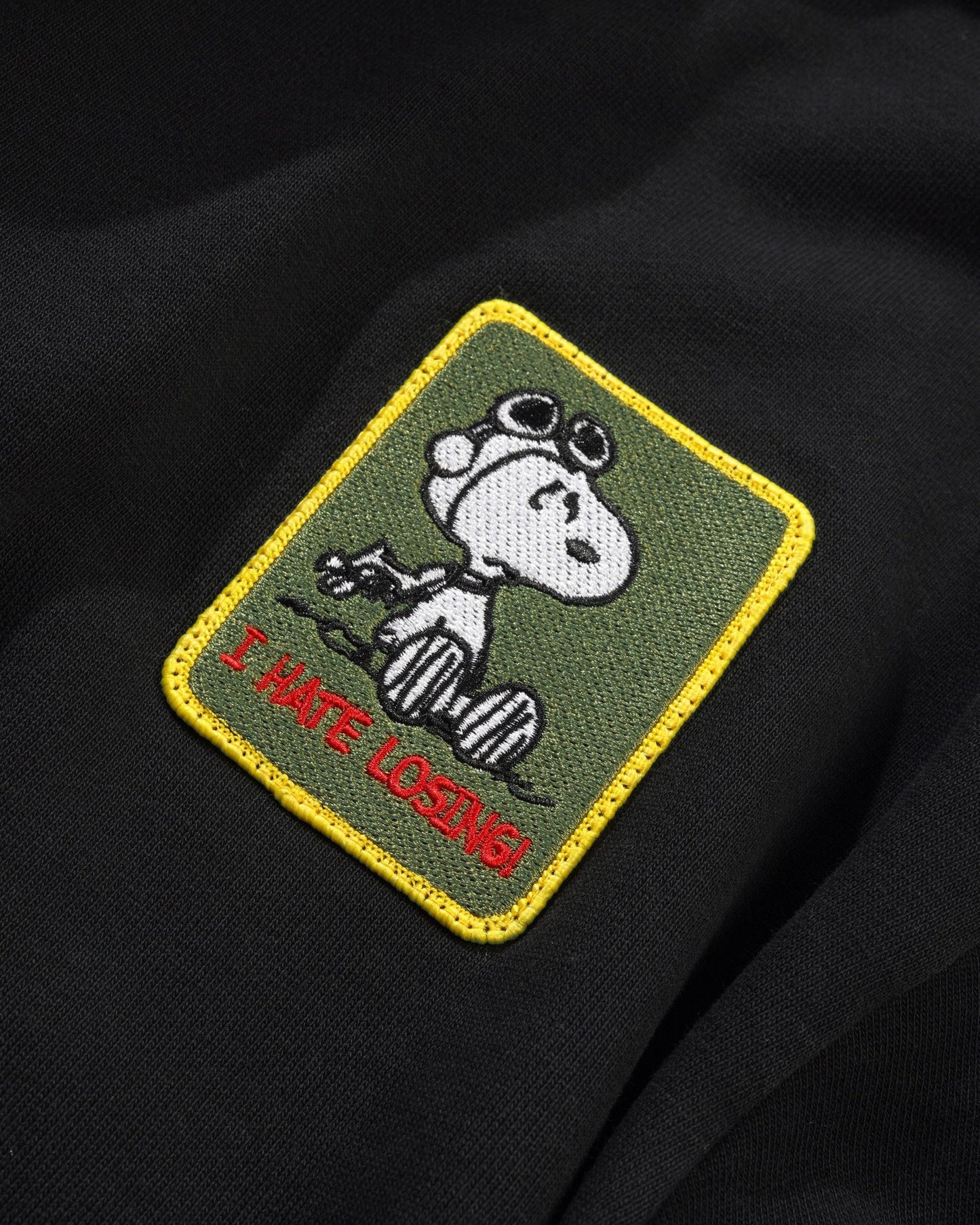Patches Zip-Thru Hood / Washed Black