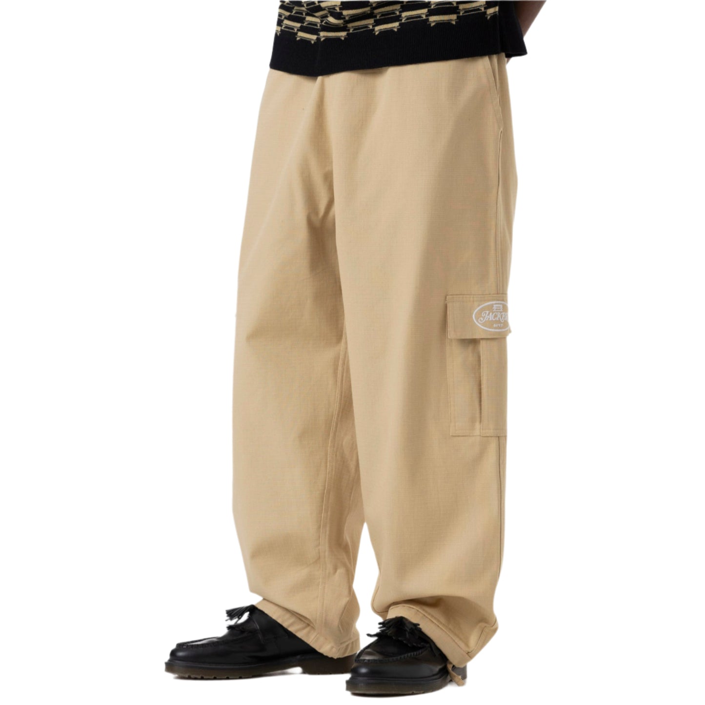 Stamp Cargo Pant - Beige