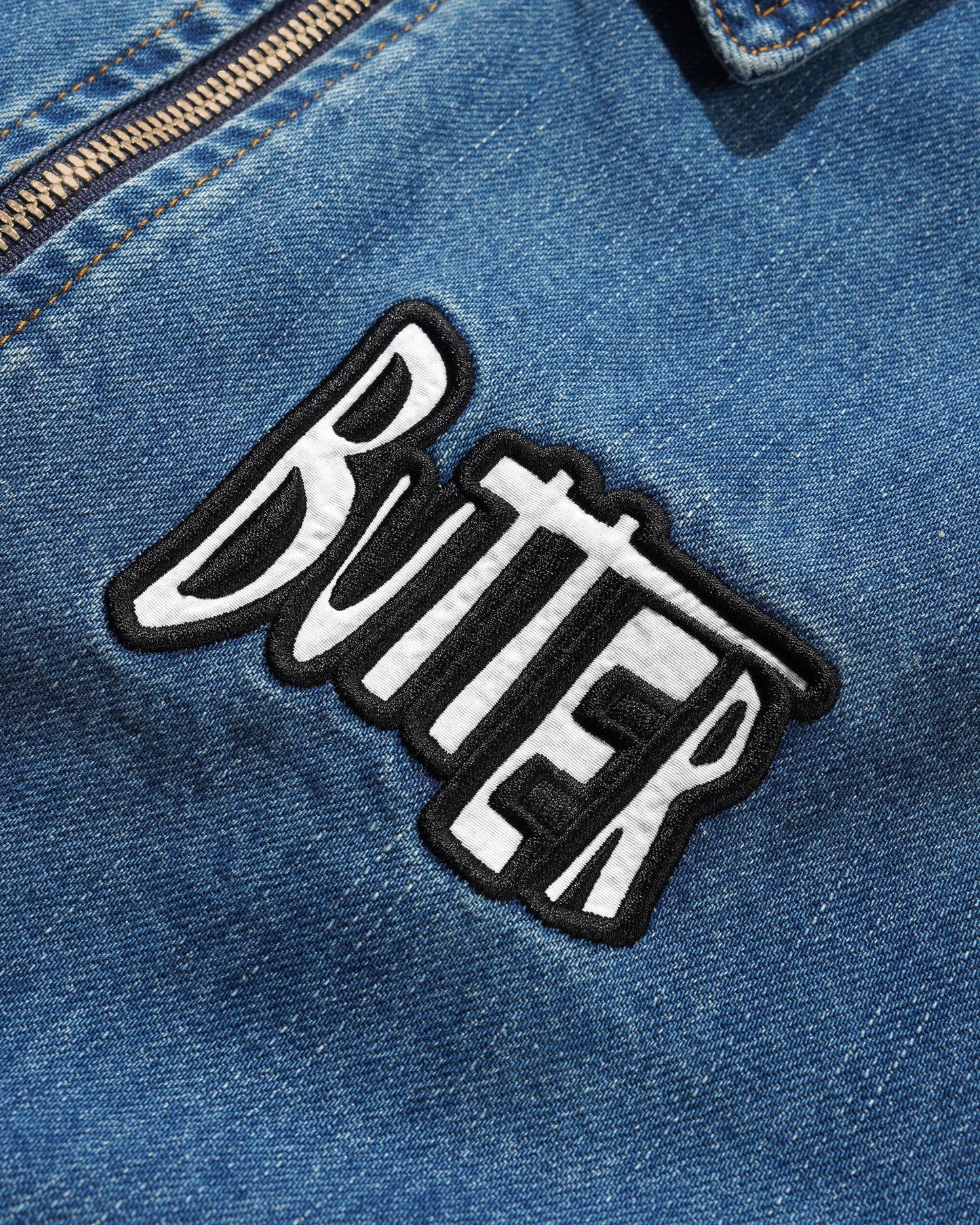 Spike Jacket / Distressed Indigo
