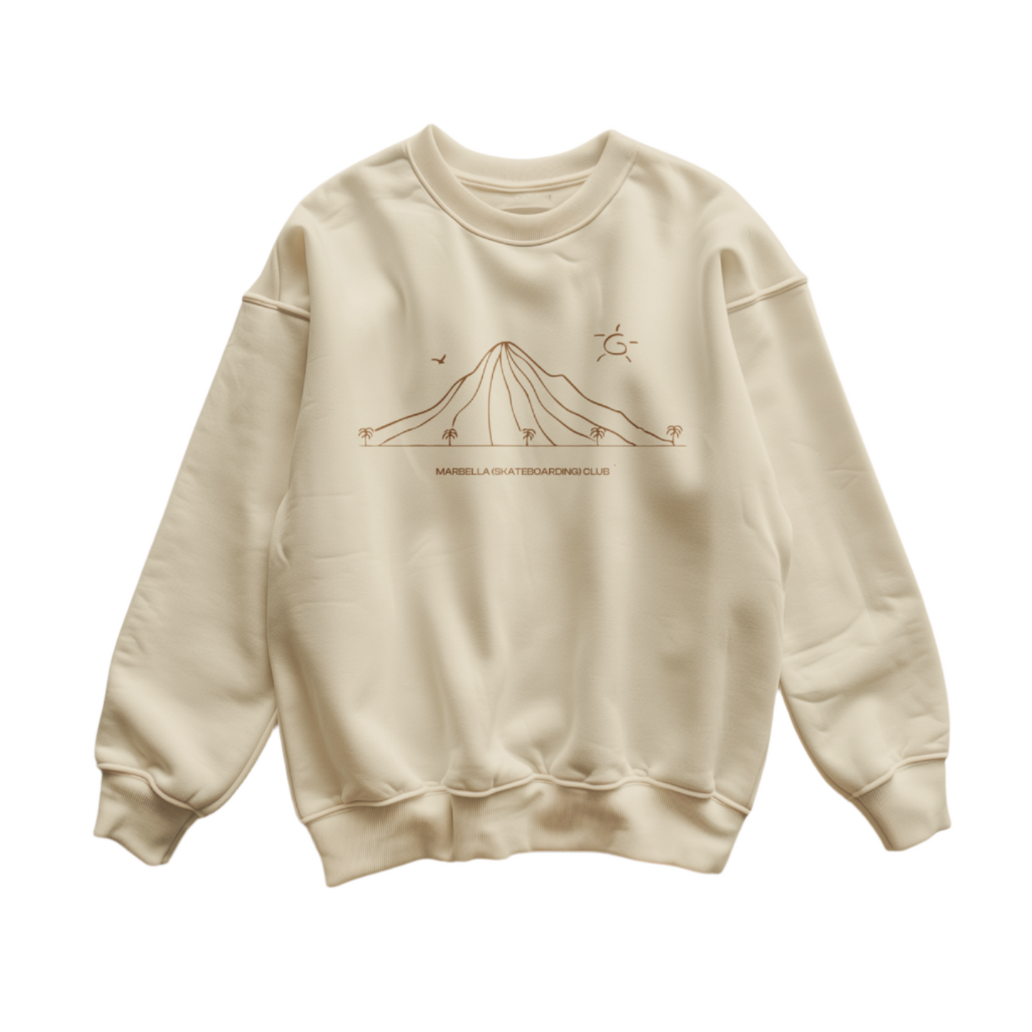 MSC La Concha Beige Crewneck