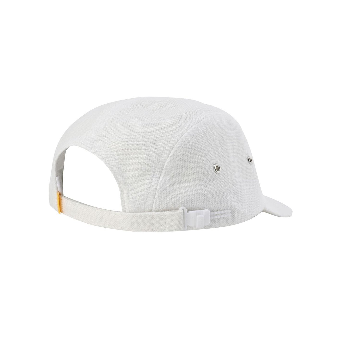 Classic Pique 5 Panels Cap White