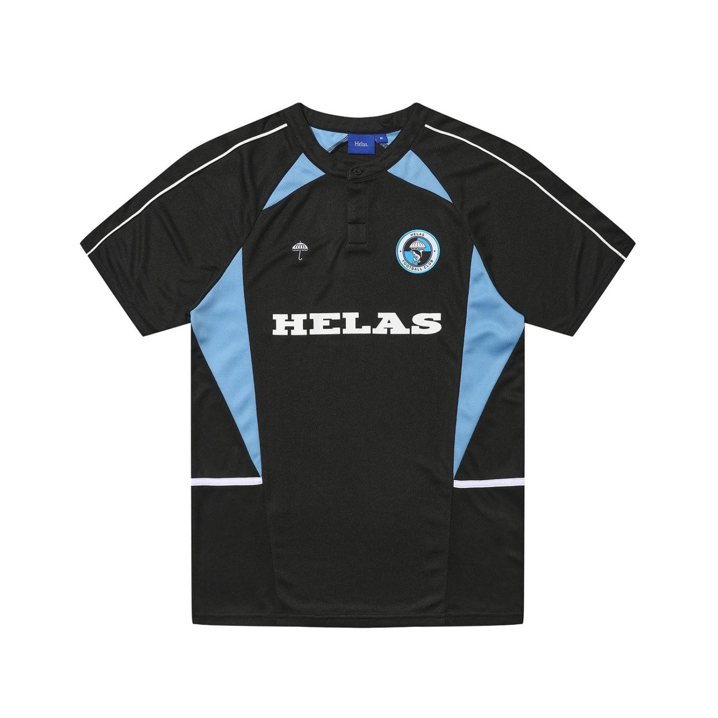 Dolphin Football Polo Black / Blue