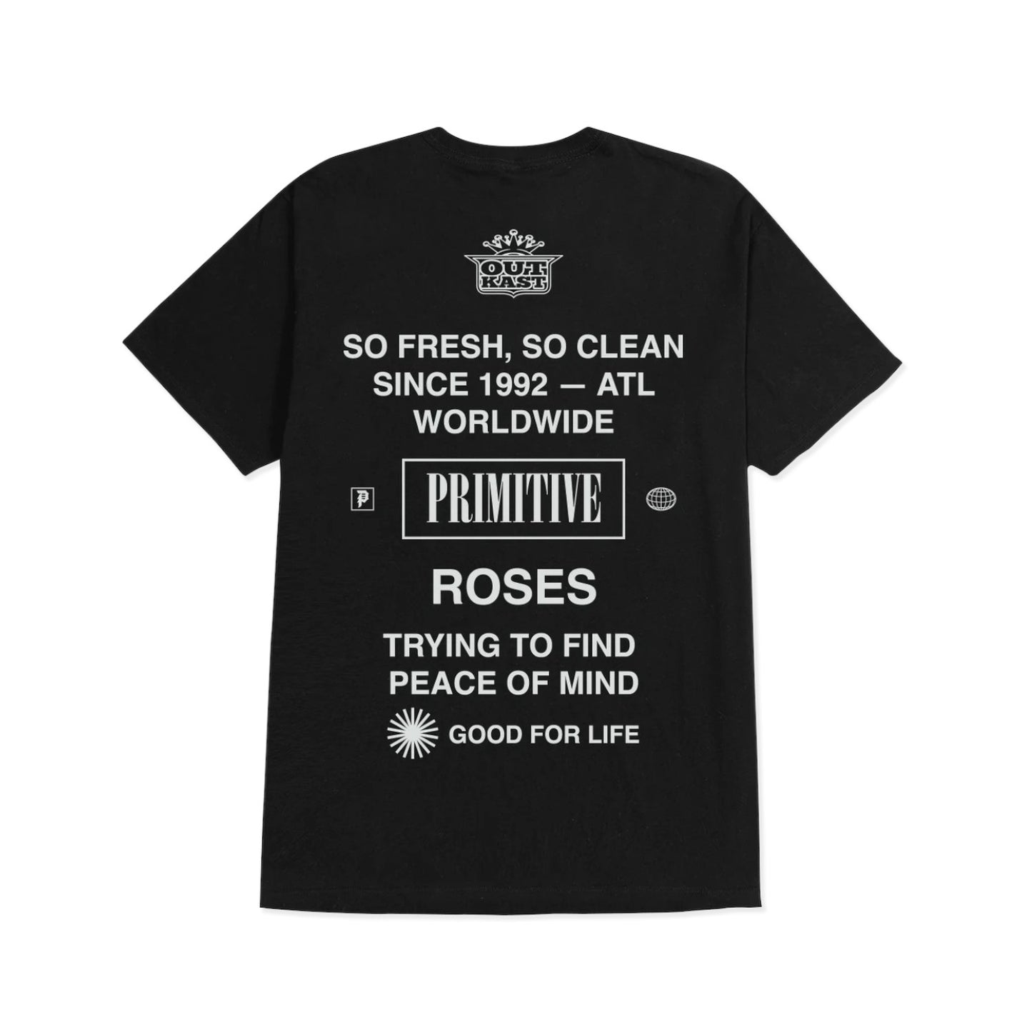 Primitive x Outkast Stripes Tee Black