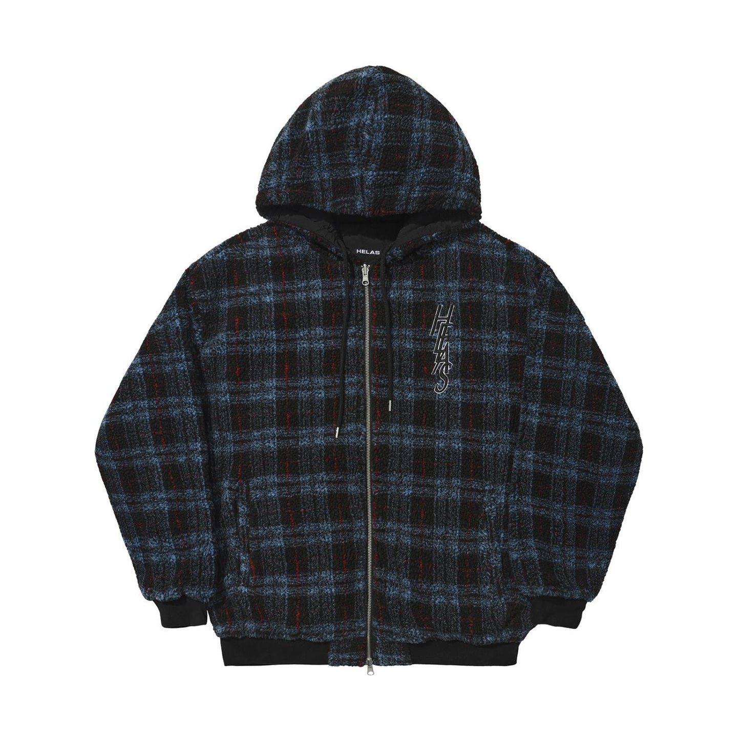 Ocaro Reversible Checkered Full Zip Jacket / Navy, Black