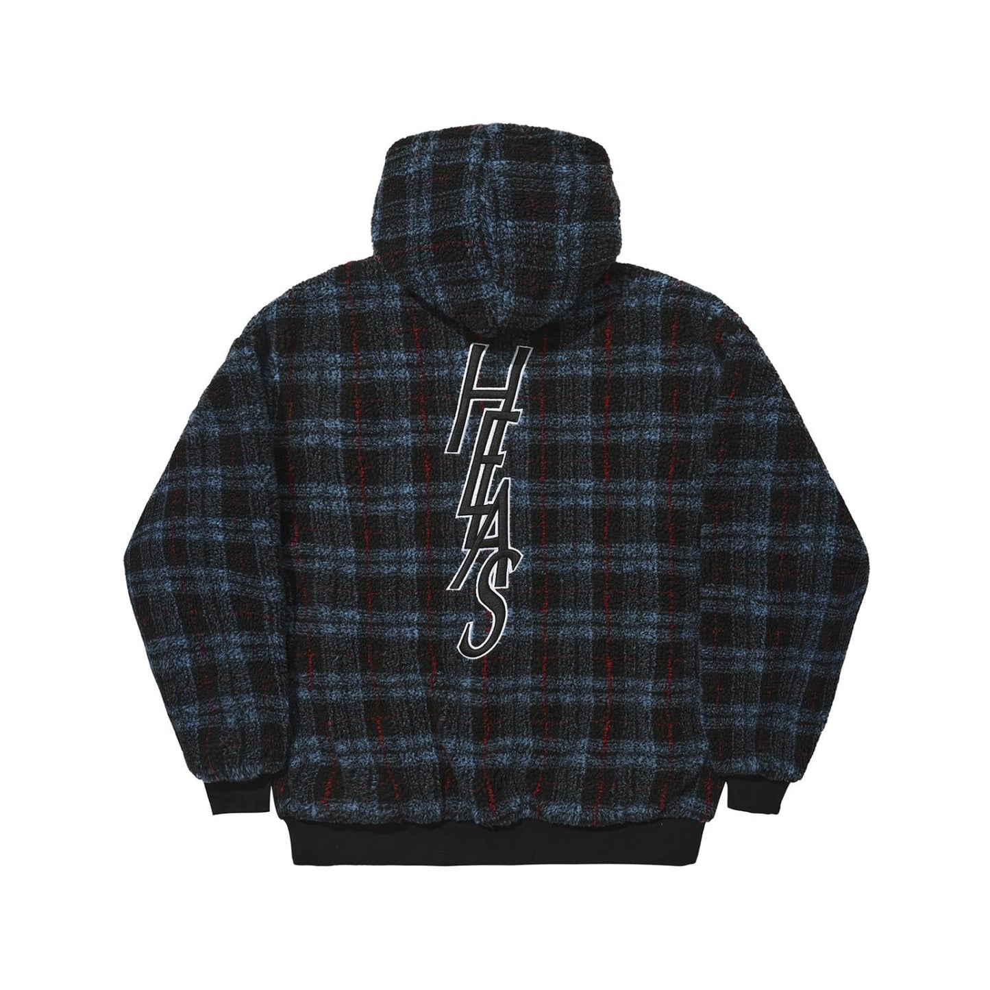 Ocaro Reversible Checkered Full Zip Jacket / Navy, Black