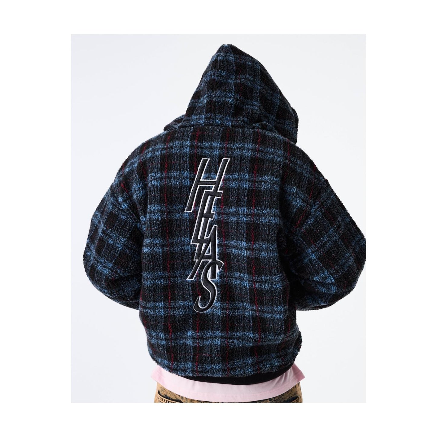 Ocaro Reversible Checkered Full Zip Jacket / Navy, Black