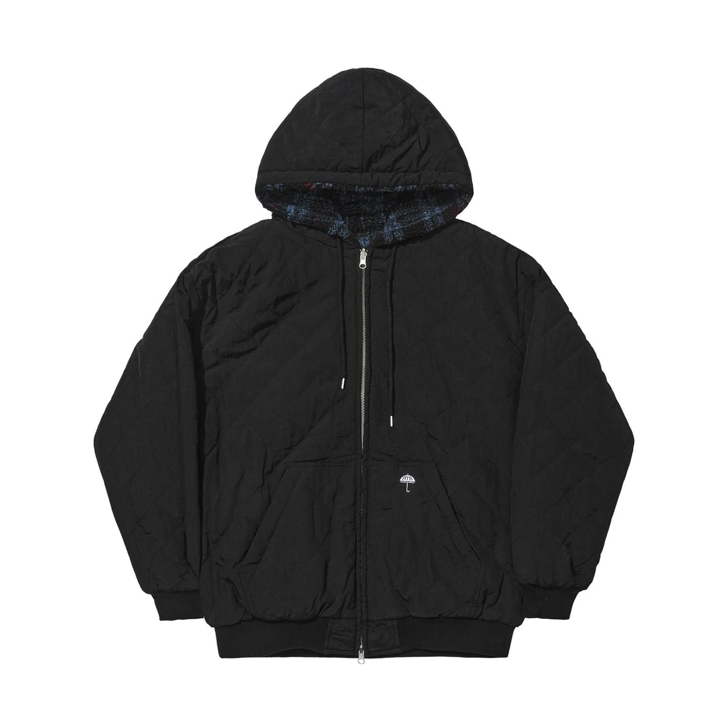 Ocaro Reversible Checkered Full Zip Jacket / Navy, Black
