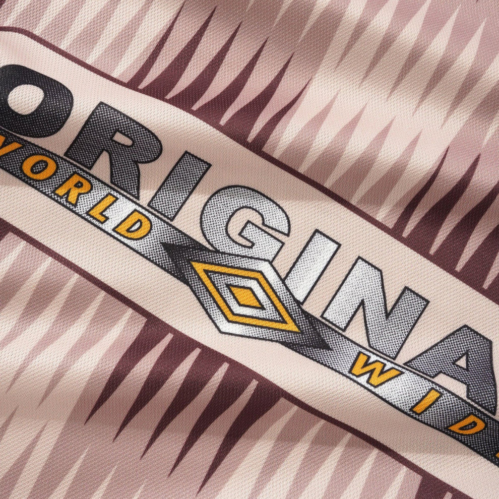 Butter X Umbro Optical Jersey Tee - Brown / Taupe