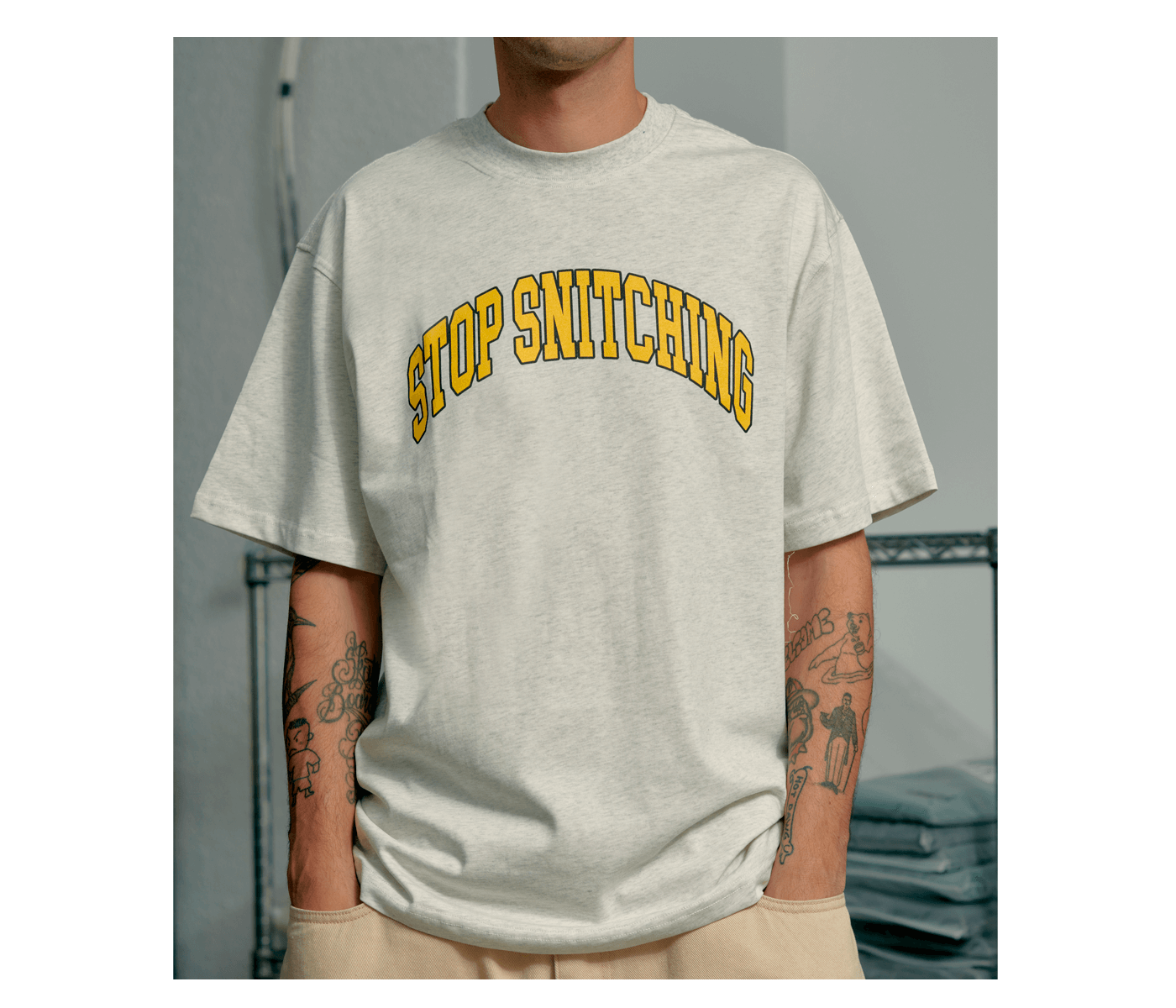 Snitch Tee Ash Grey