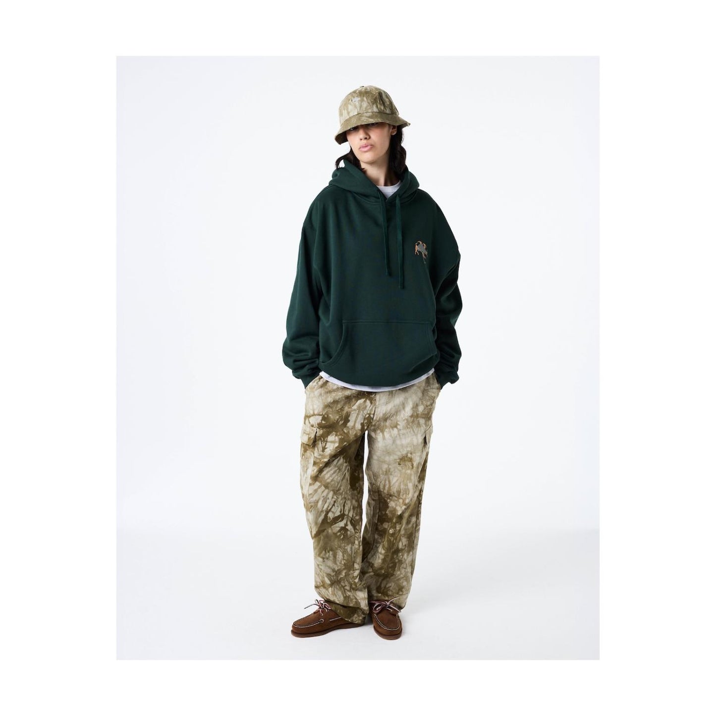 Tie Camo Utility Pants / Beige