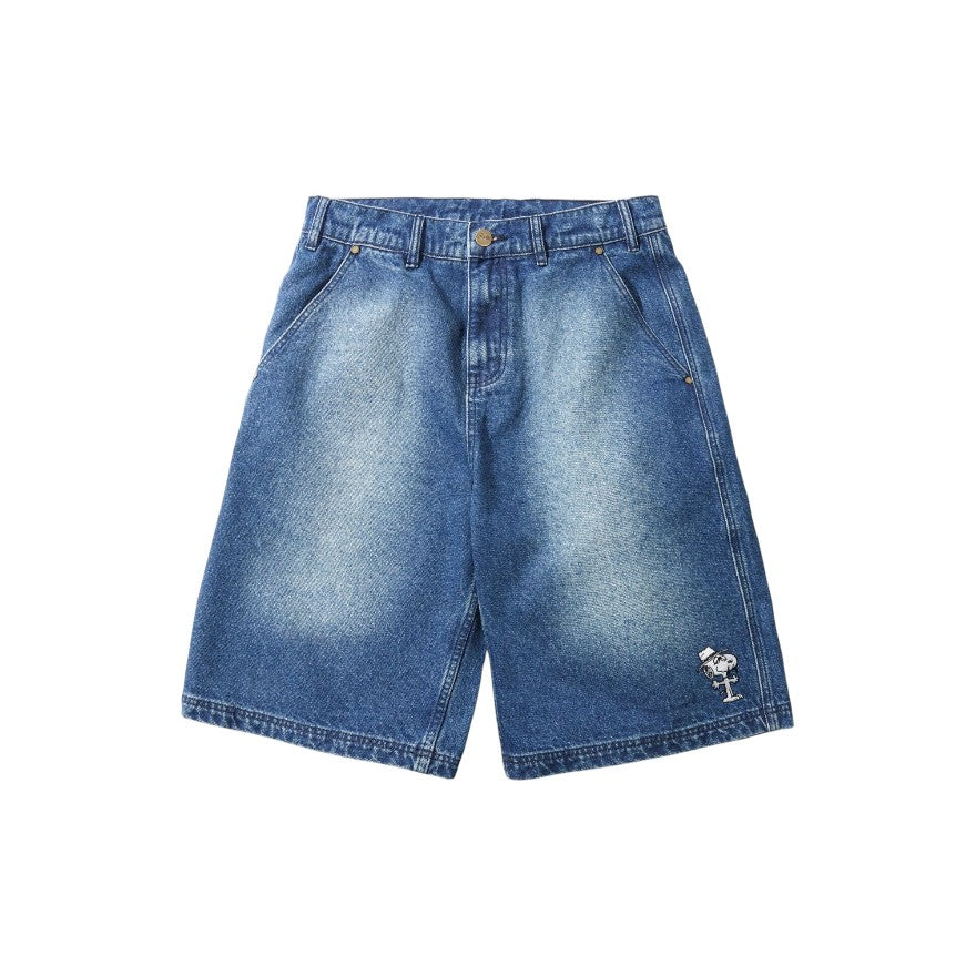 Spike Work Shorts / Washed Indigo