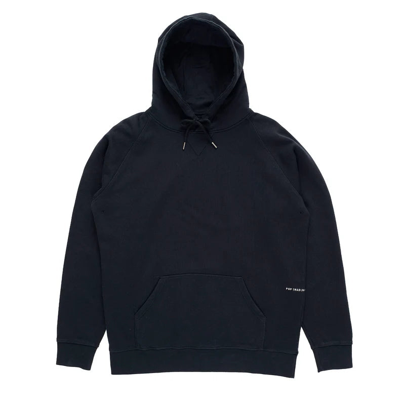Pop Logo Hooded Sweat Black/White
