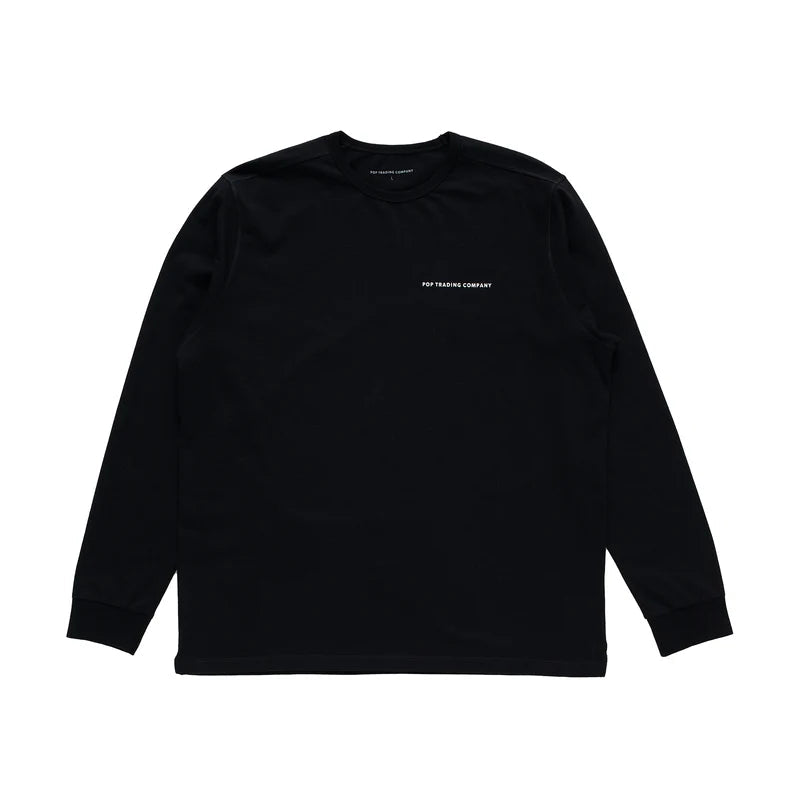 Pop Logo Longsleeve T-Shirt Black / White