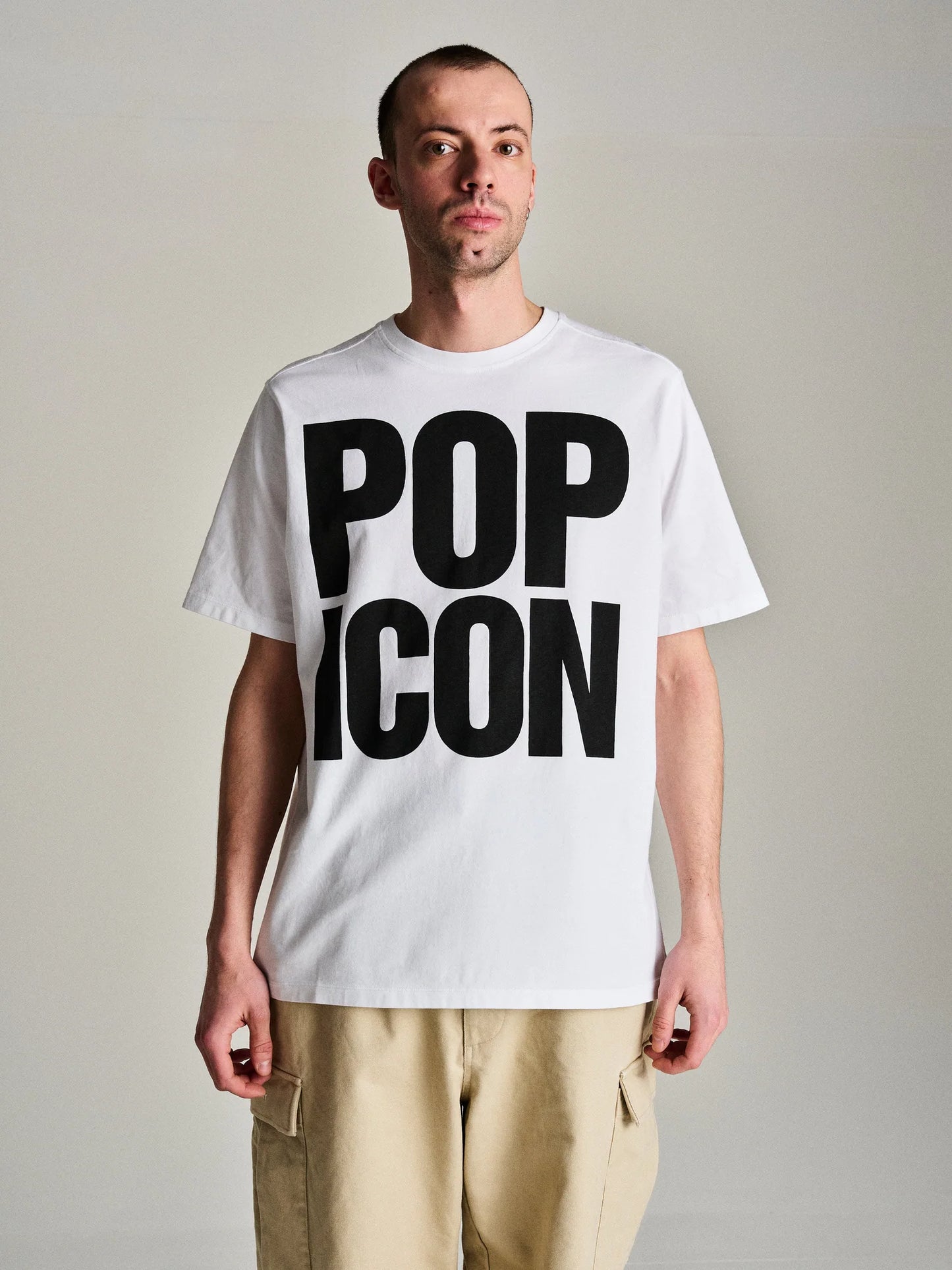 Pop Pop Icon T-Shirt / White