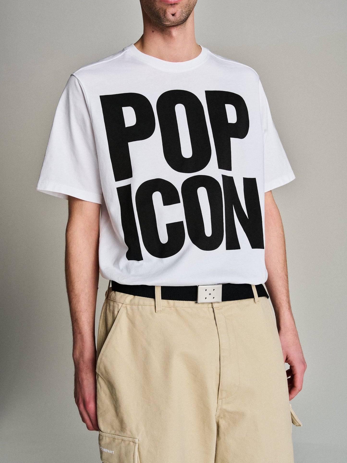 Pop Pop Icon T-Shirt / White