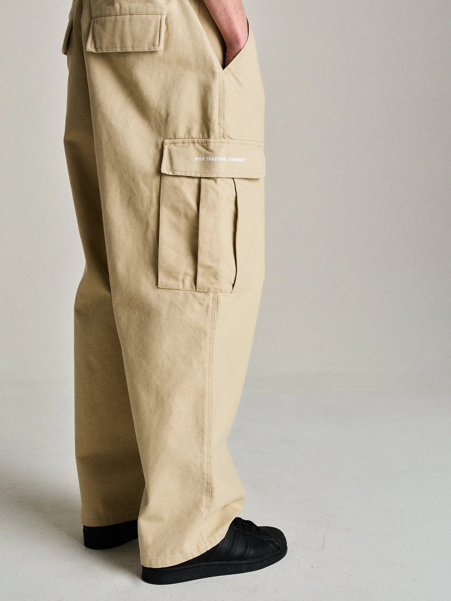 Pop Cargo Pants / White Pepper