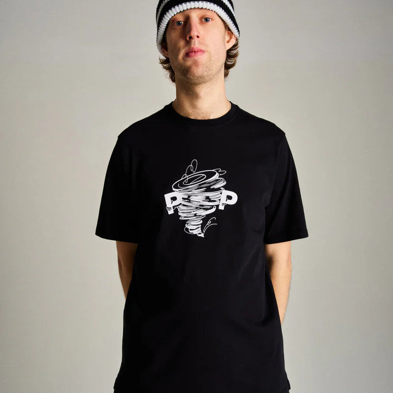 Pop Swirl T-Shirt / Black
