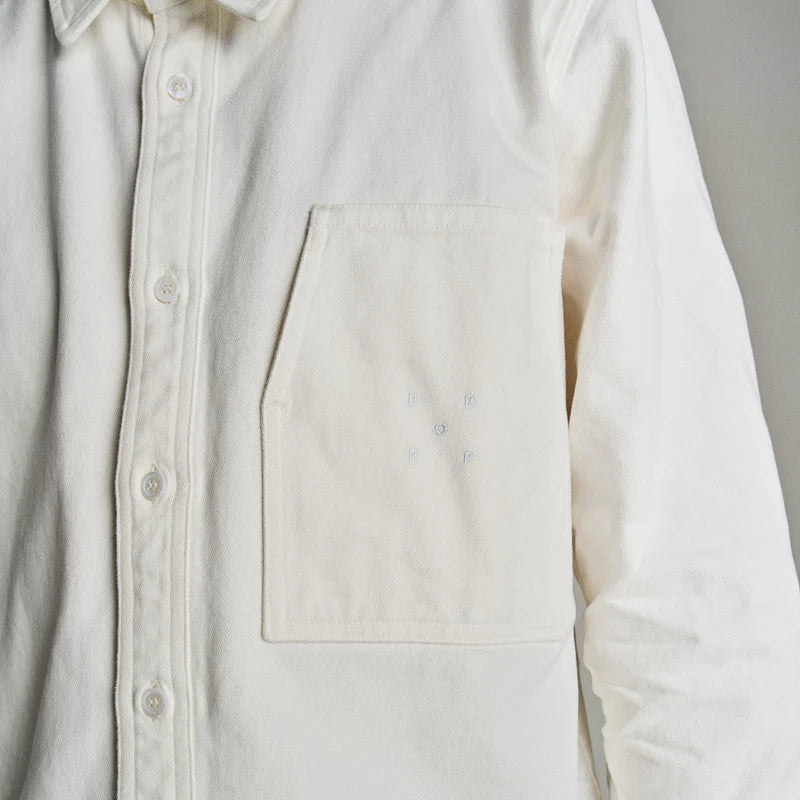 Pop Button Overshirt Off White Pop Button Overshirt / Off White