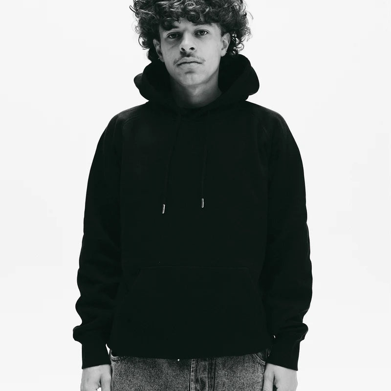 Pop Logo Hooded Sweat Black/White