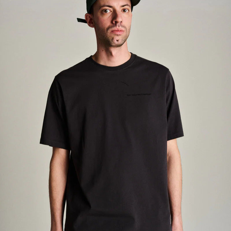 Pop Logo T-Shirt Anthracite / Black