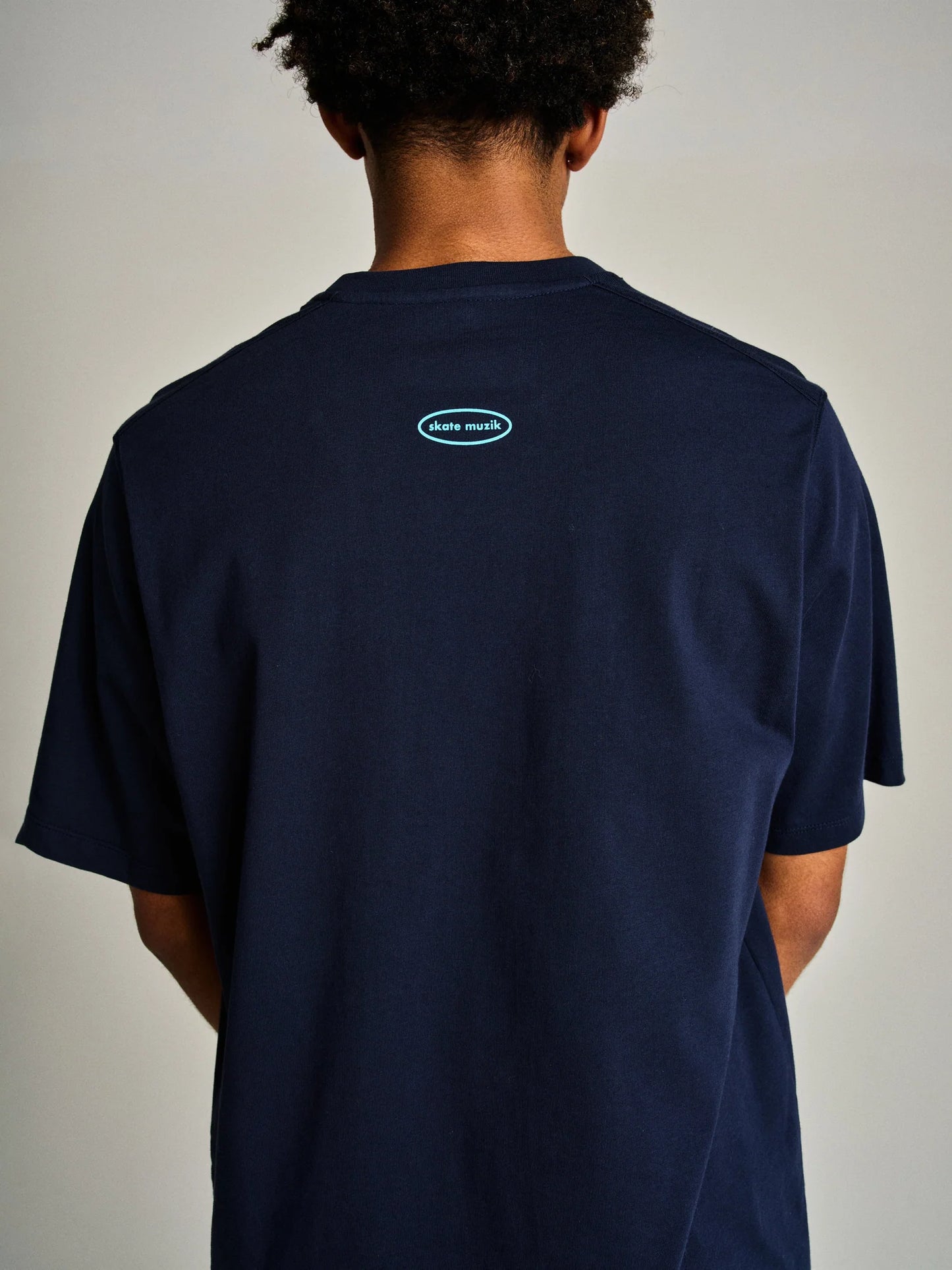 Pop Skate Muzik T-Shirt / Navy