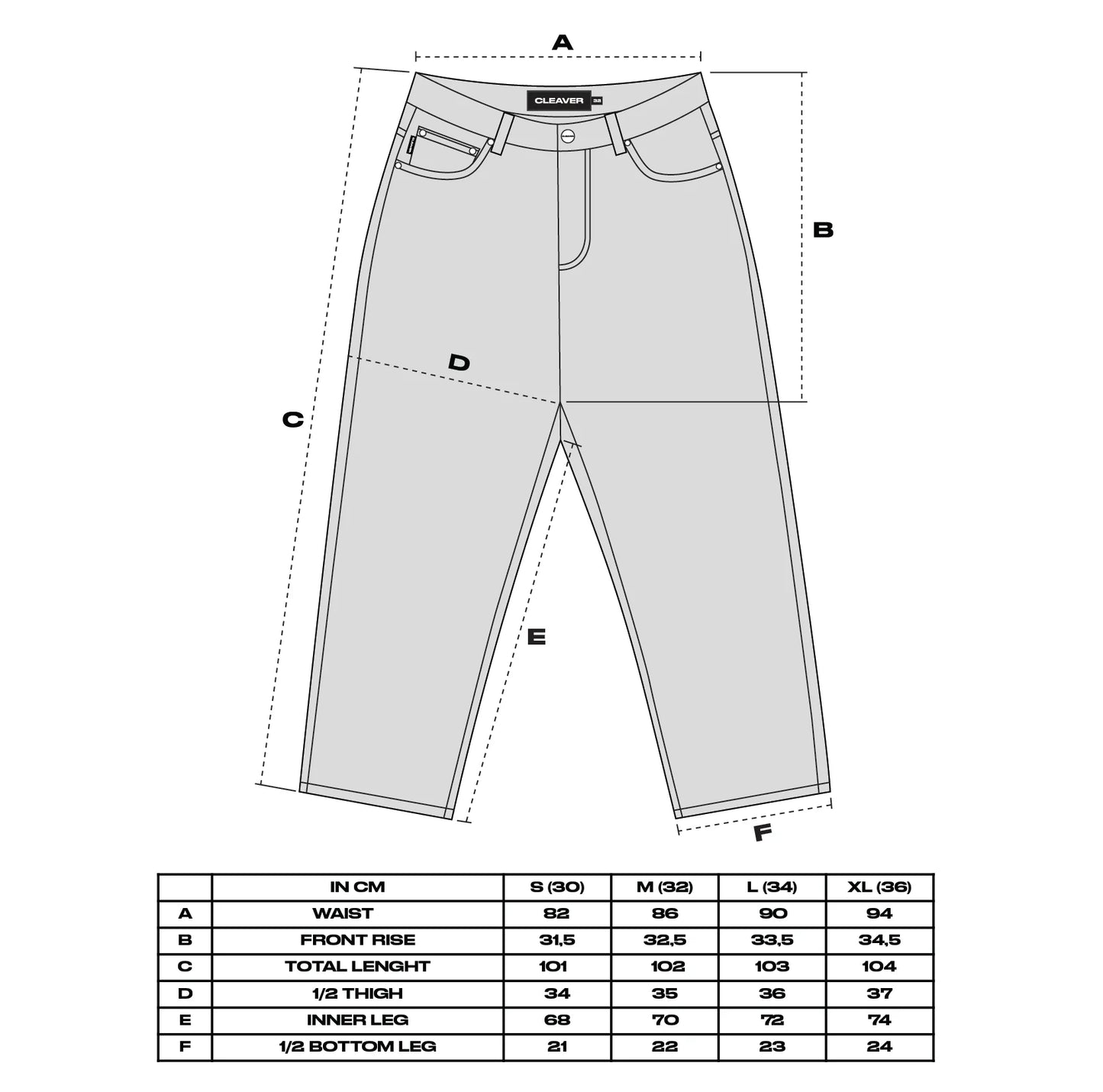 "Carroll" Jean Light Blue