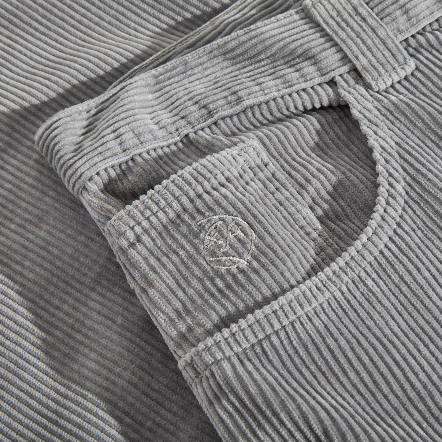Big Boy Cord Pants / Silver