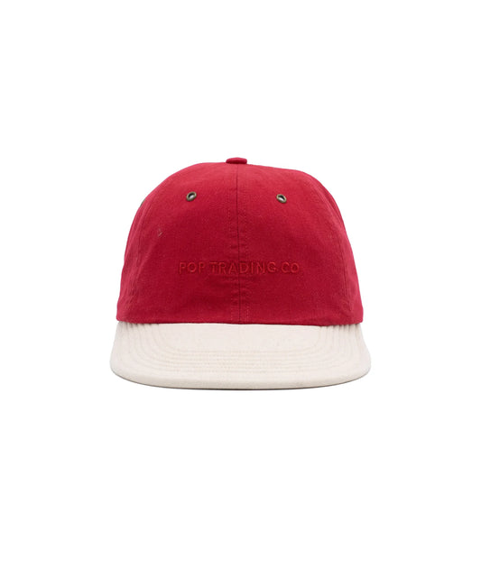 2 Tone Flexfoam Hat / Earth Red, Off White