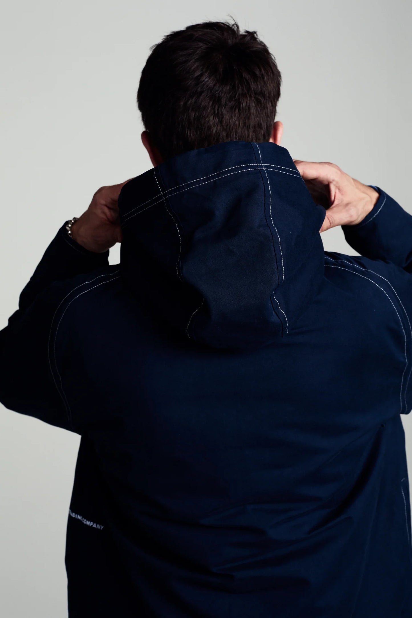 Drs Hooded Halfzip Jacket / Navy