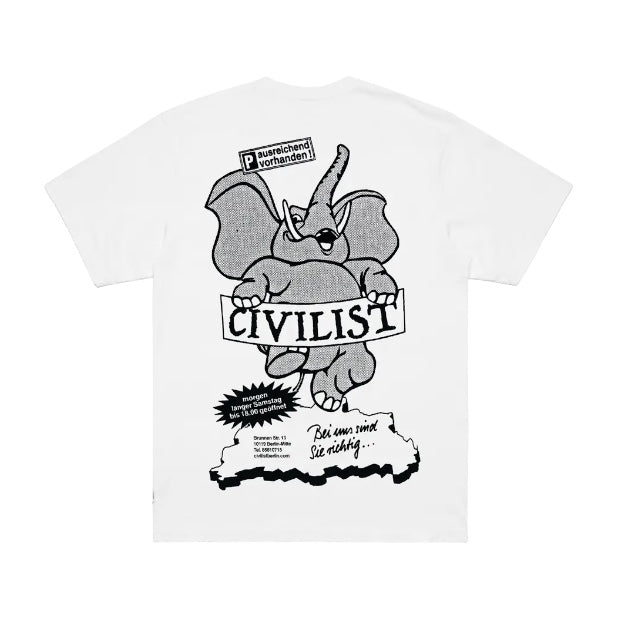 Elephant Tee / White