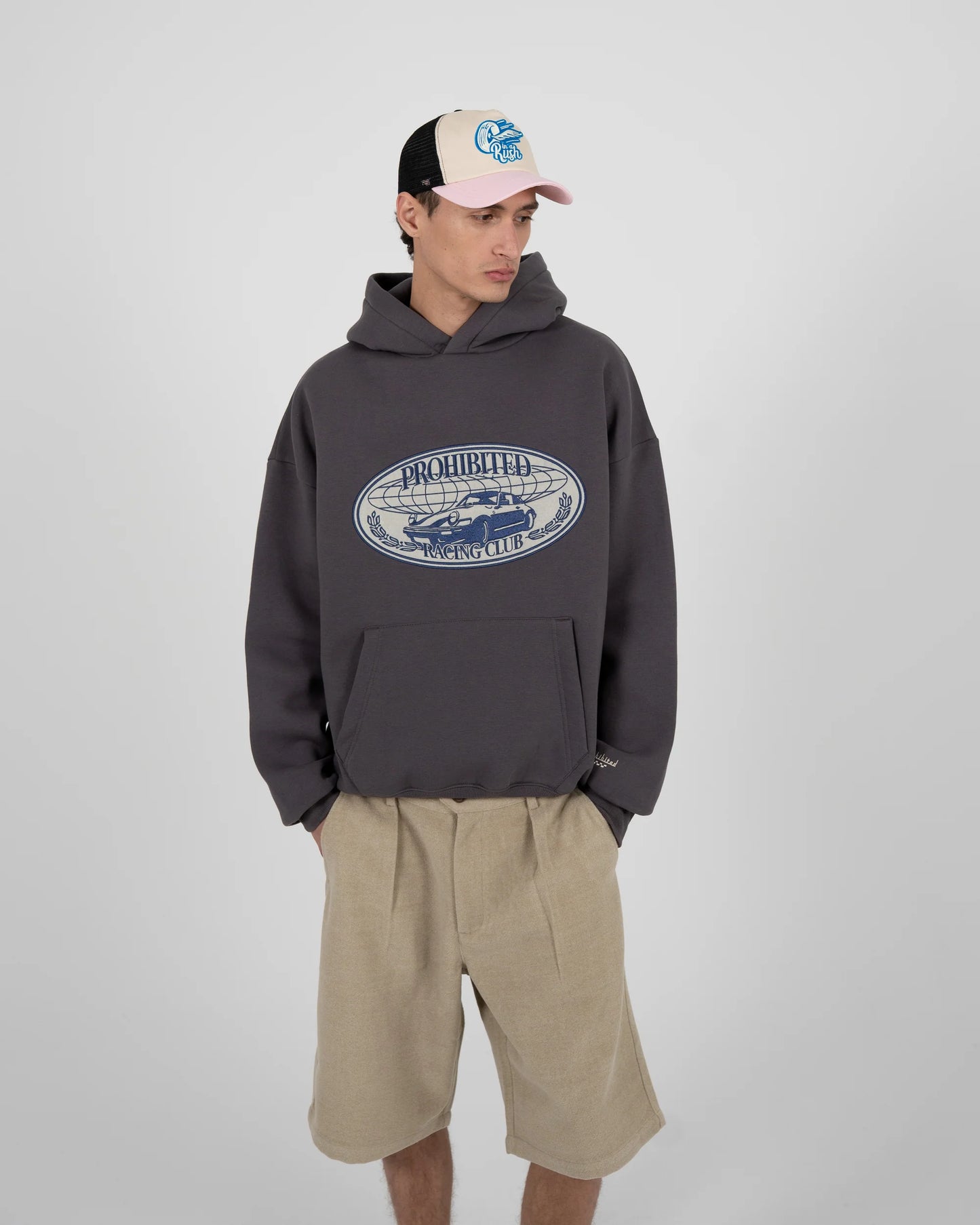 Racecore Hoodie / Slate Blue