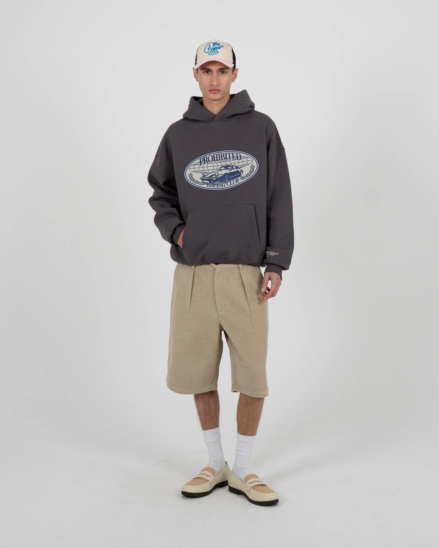 Racecore Hoodie / Slate Blue