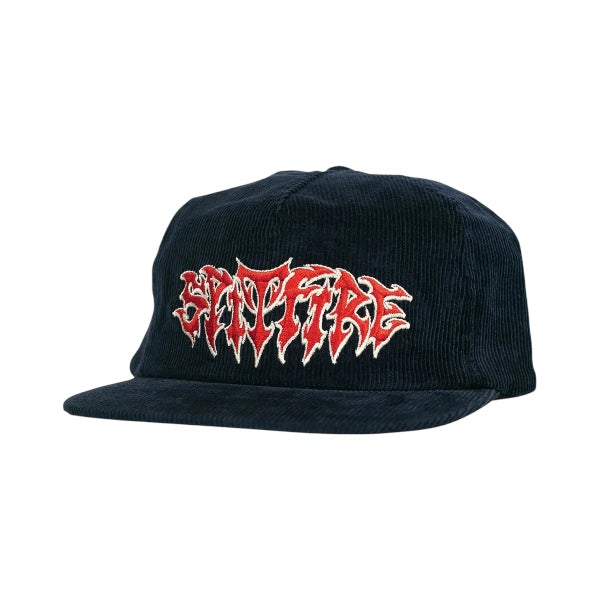 Demon Script Snapback / Navy, Red