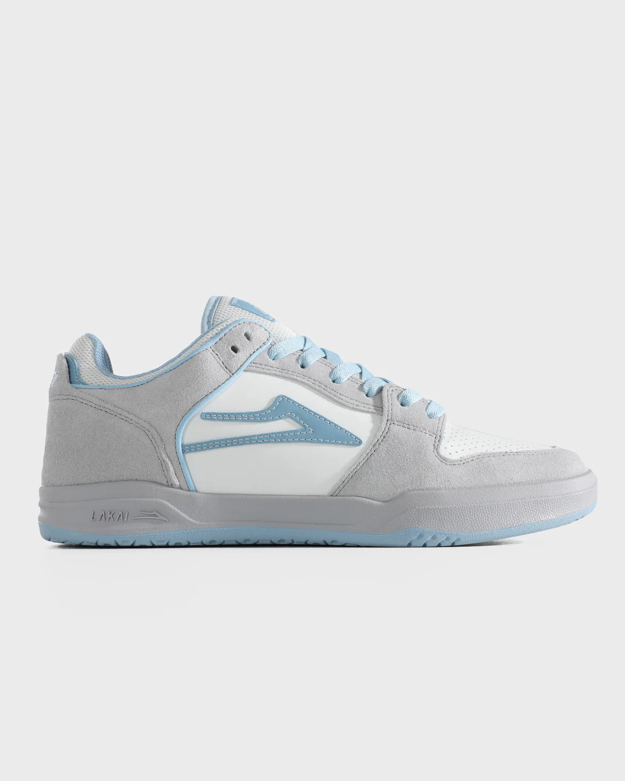Telford Low / Grey Suede, Desaturated Blue