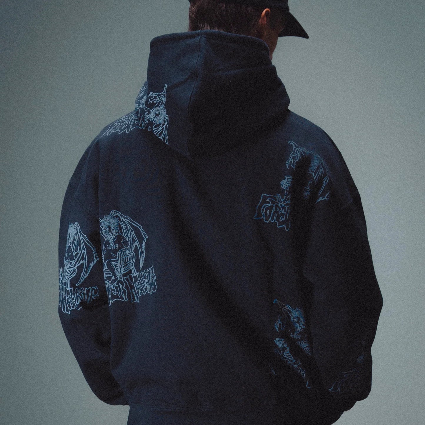 Karen Washed Hoodie / Black