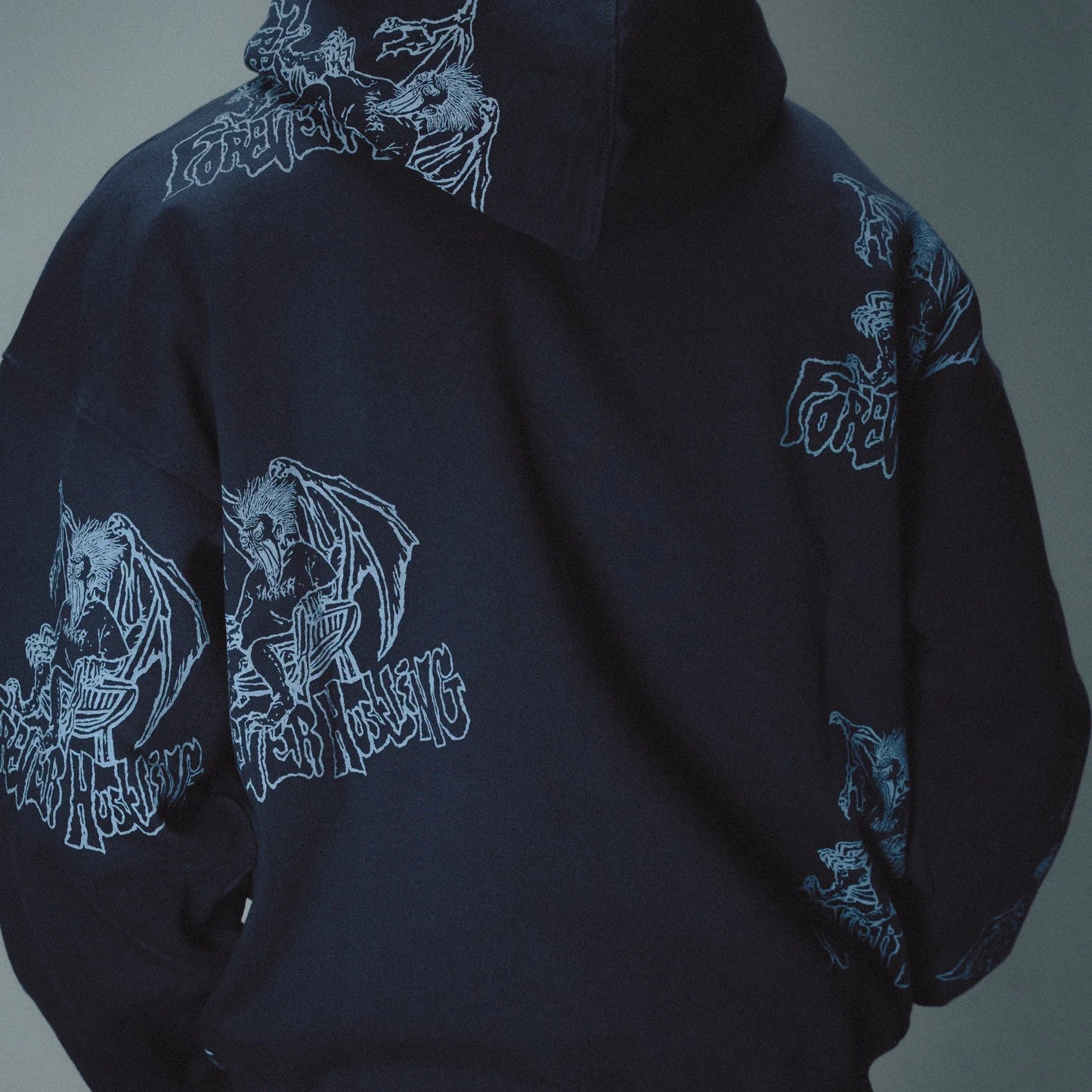 Karen Washed Hoodie / Black