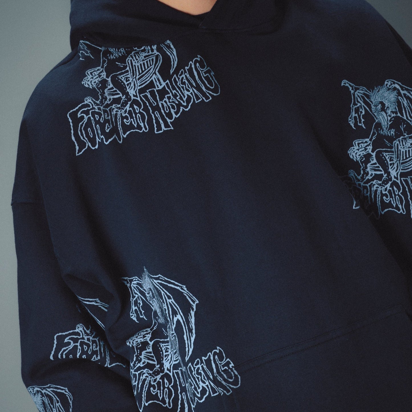 Karen Washed Hoodie / Black