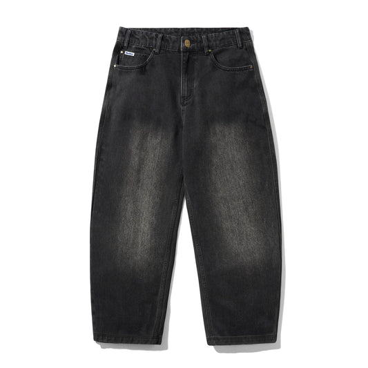 Spike Denim Jeans / Faded Black