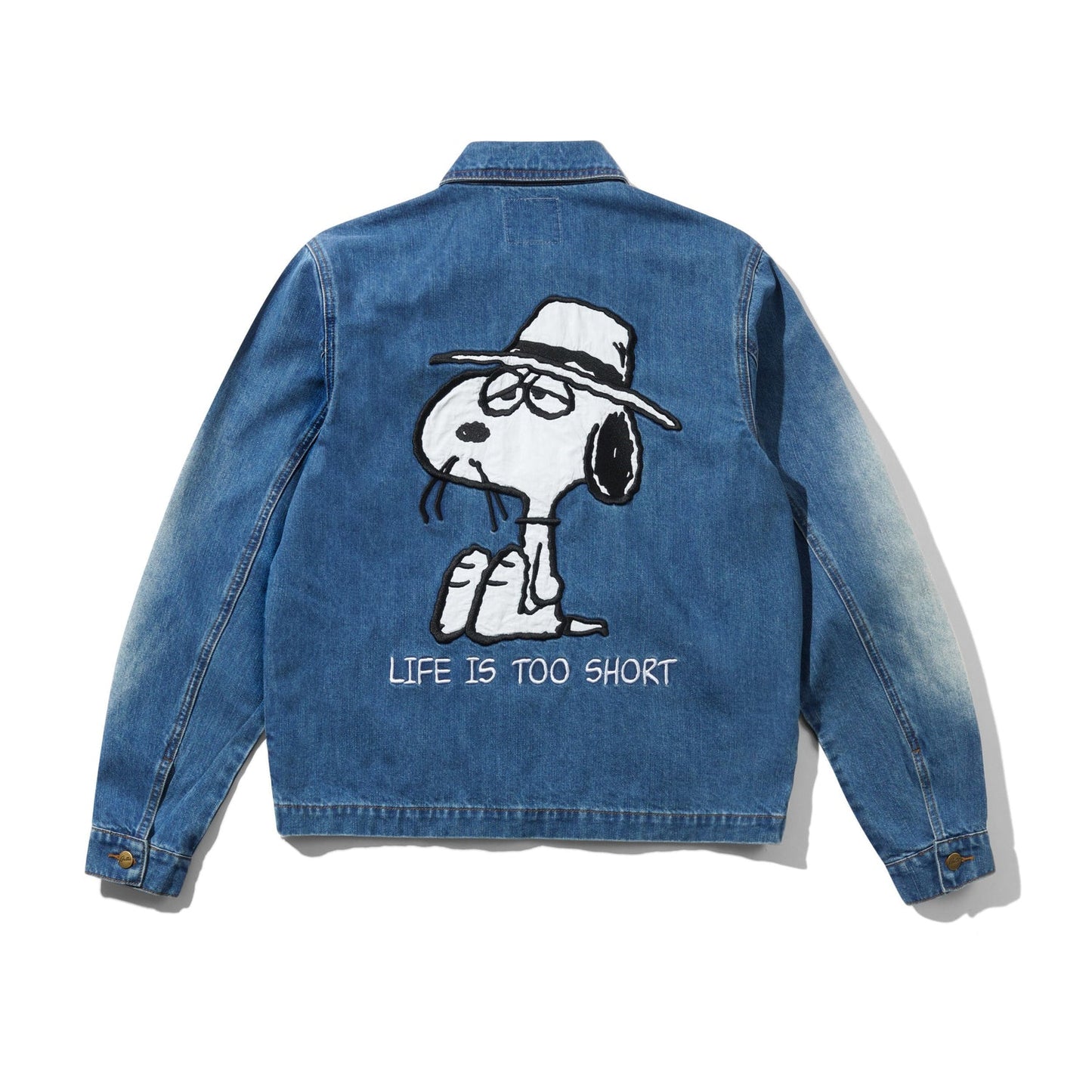 Spike Jacket / Distressed Indigo