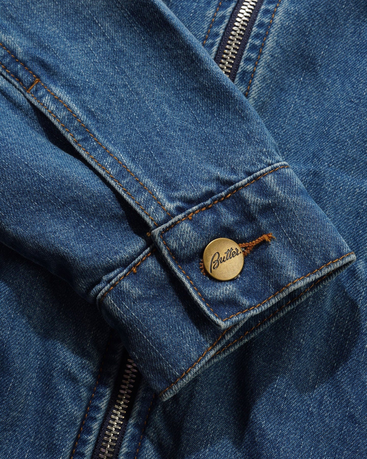Spike Jacket / Distressed Indigo